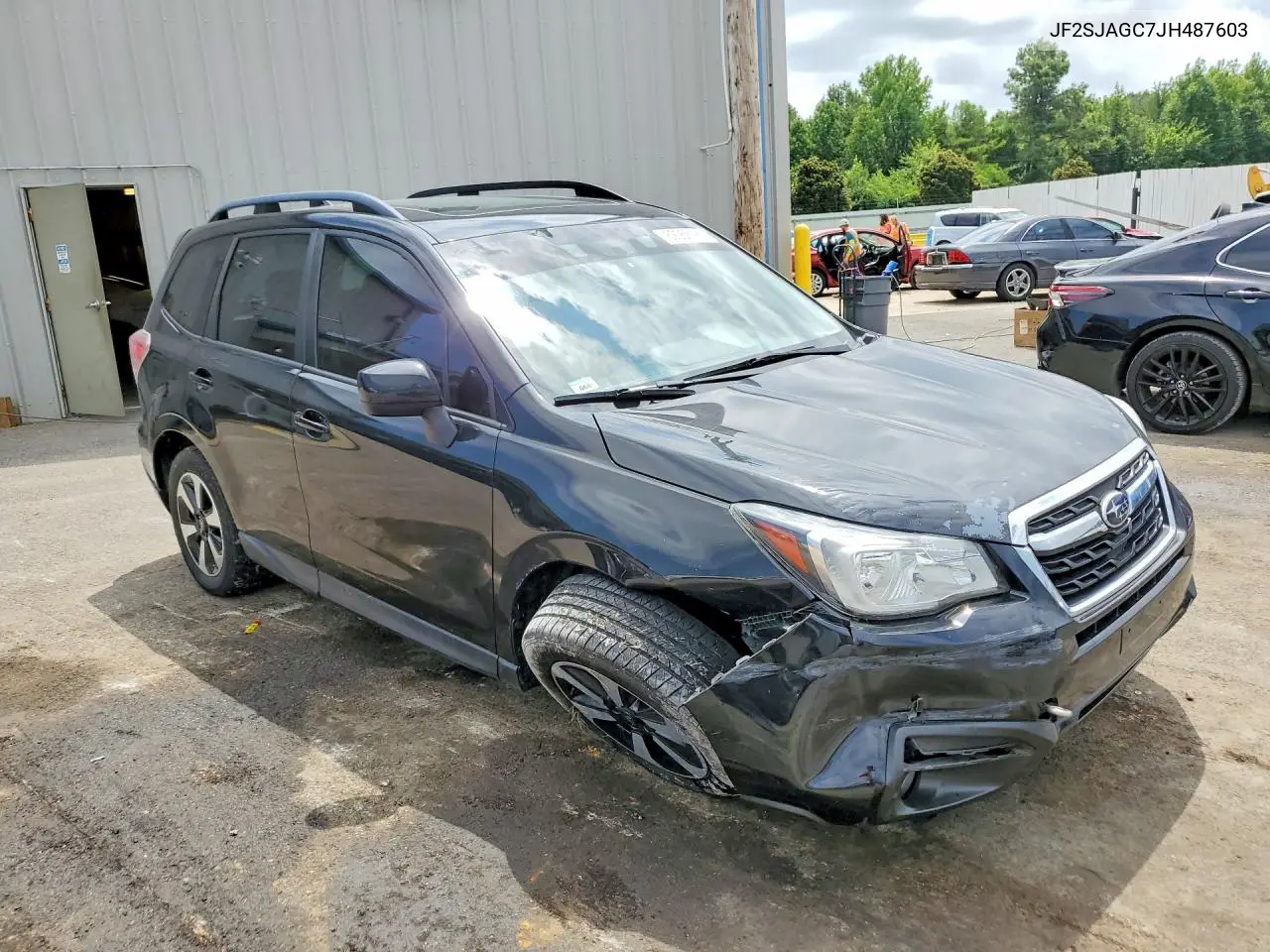 2018 Subaru Forester 2.5I Premium VIN: JF2SJAGC7JH487603 Lot: 62066186