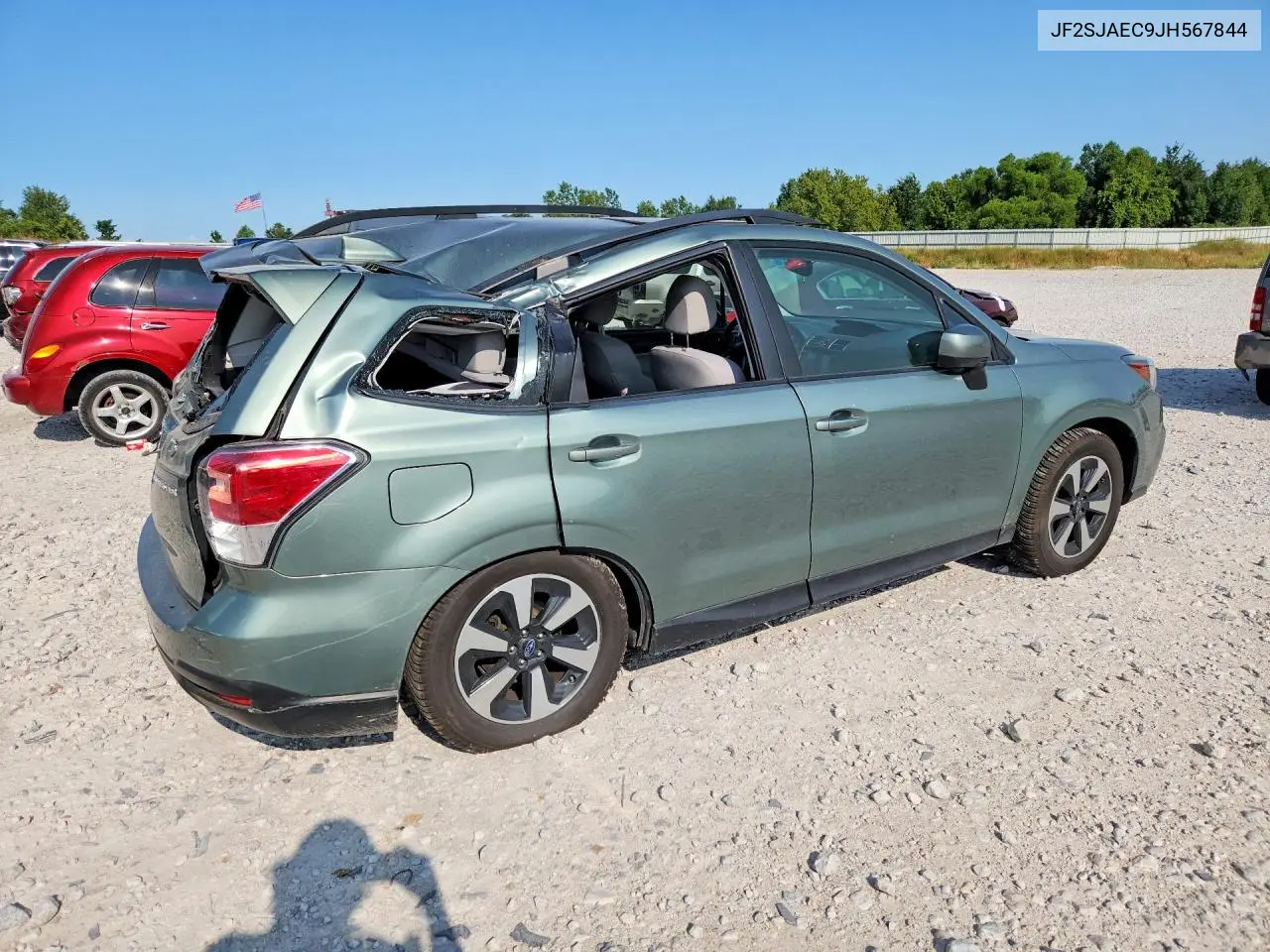 2018 Subaru Forester 2.5I Premium VIN: JF2SJAEC9JH567844 Lot: 62088386
