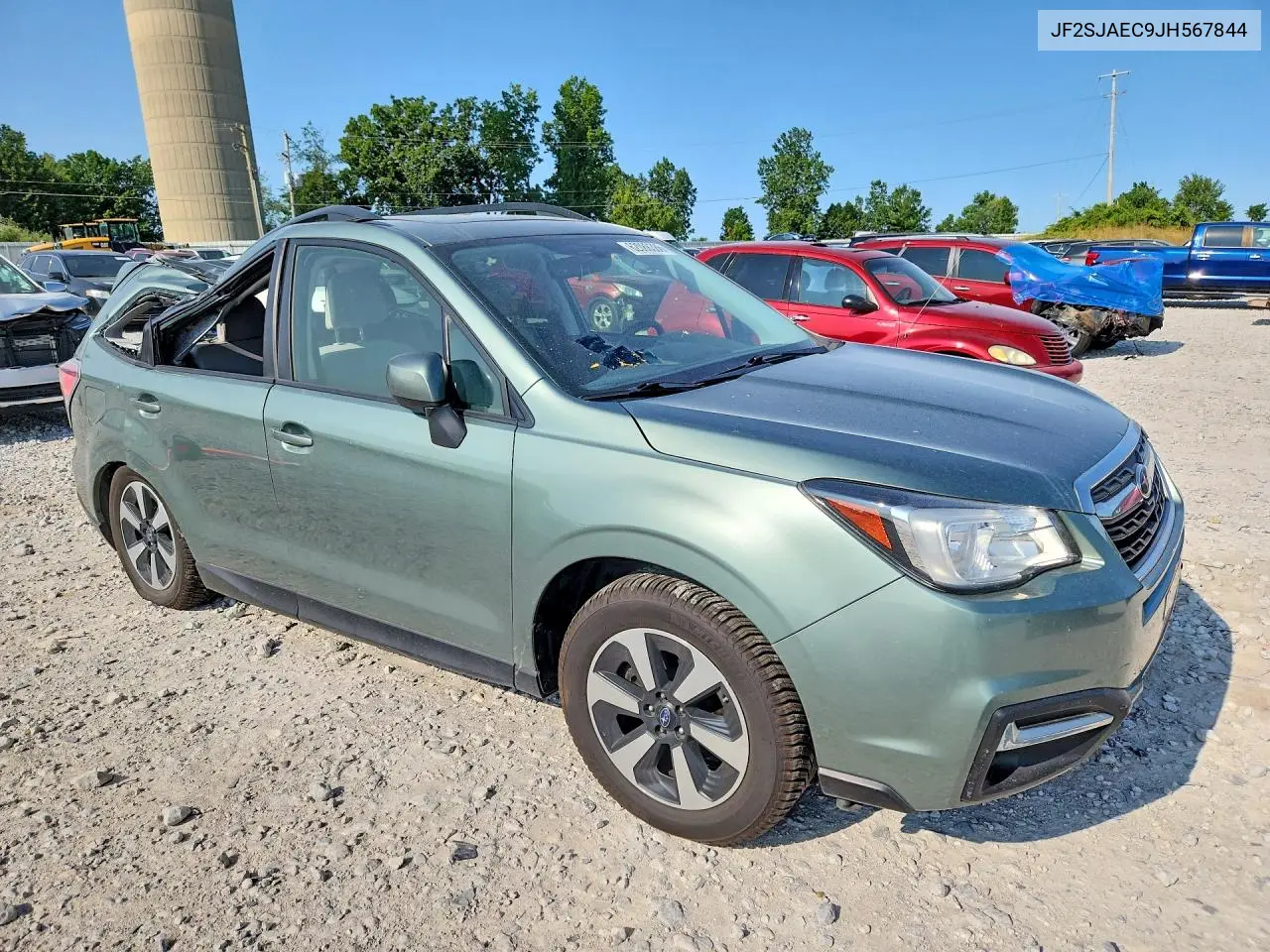 2018 Subaru Forester 2.5I Premium VIN: JF2SJAEC9JH567844 Lot: 62088386