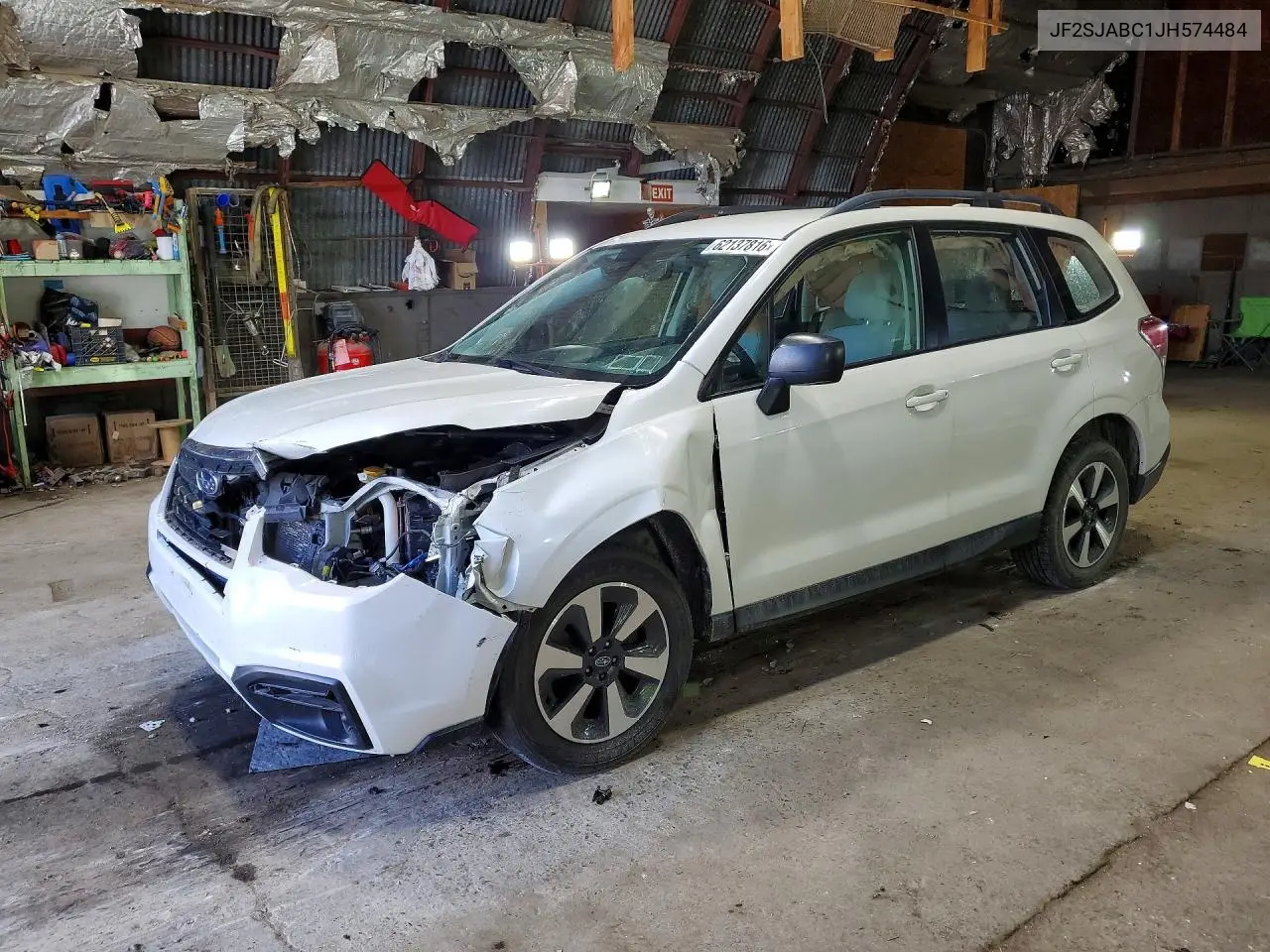 2018 Subaru Forester 2.5I VIN: JF2SJABC1JH574484 Lot: 62137816
