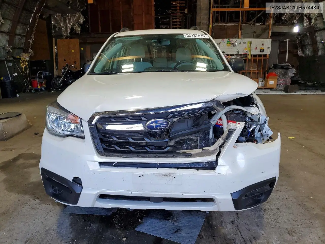 2018 Subaru Forester 2.5I VIN: JF2SJABC1JH574484 Lot: 62137816