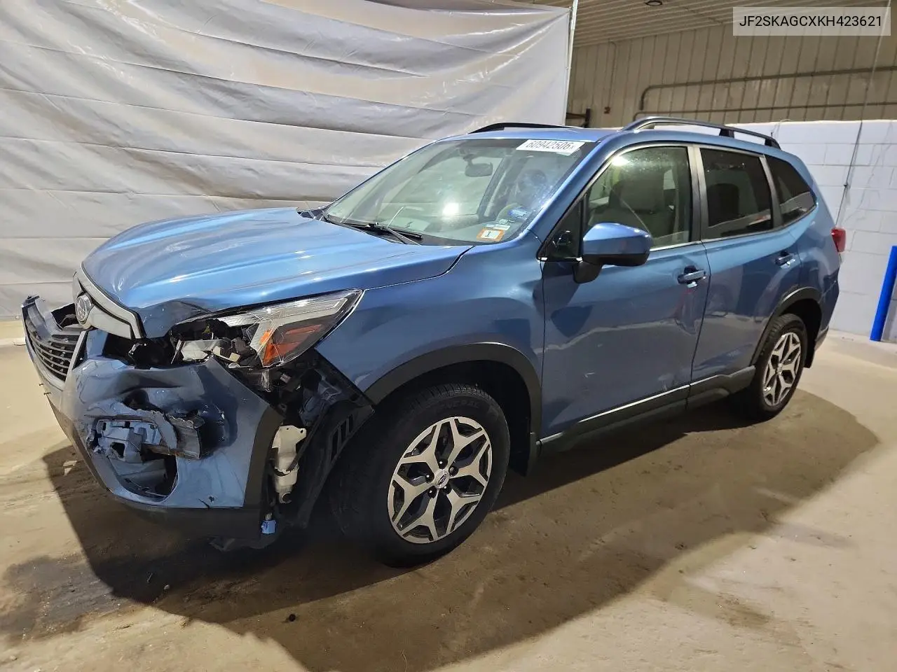 2019 Subaru Forester Premium VIN: JF2SKAGCXKH423621 Lot: 60942506
