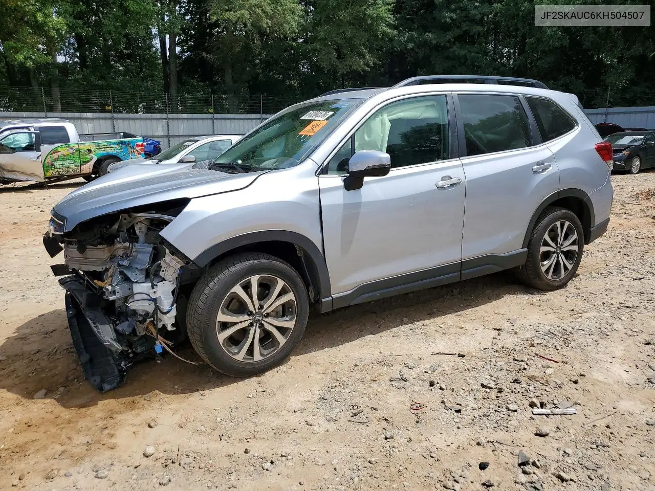 2019 Subaru Forester Limited VIN: JF2SKAUC6KH504507 Lot: 61204576