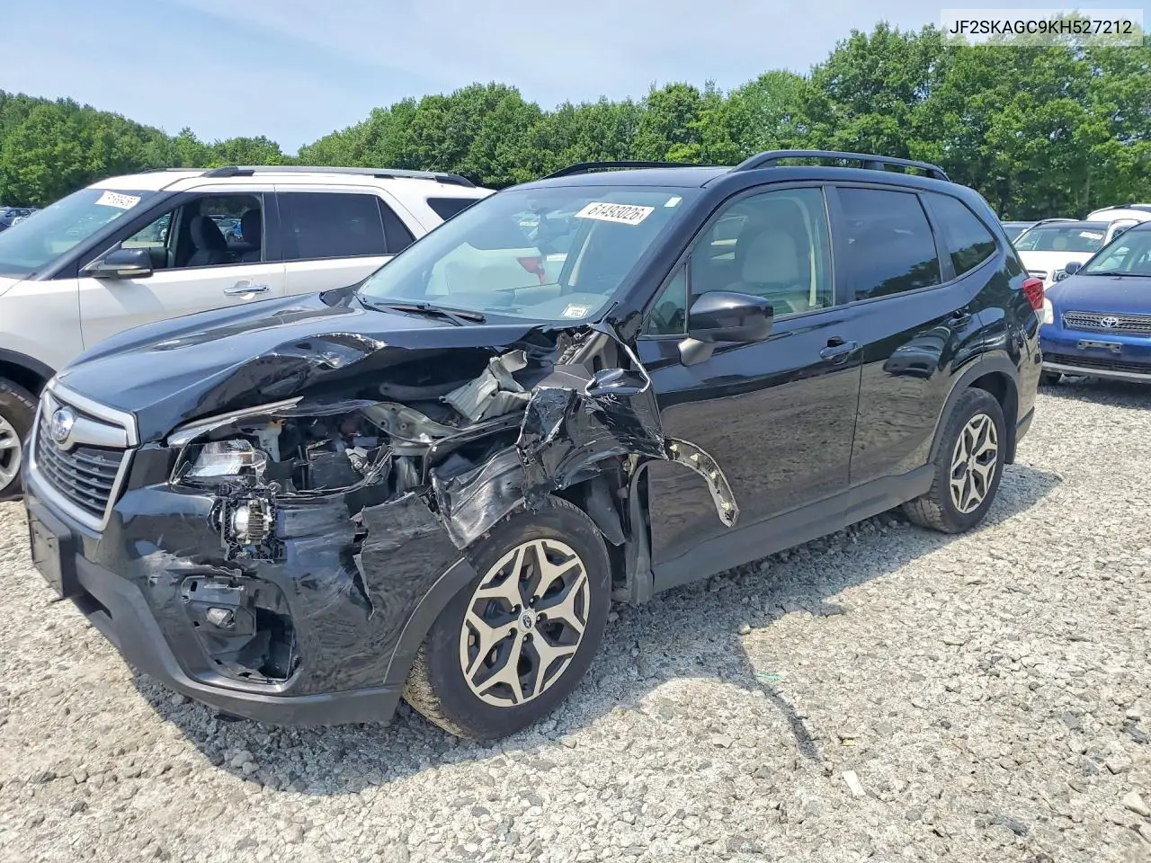 2019 Subaru Forester Premium VIN: JF2SKAGC9KH527212 Lot: 61493026