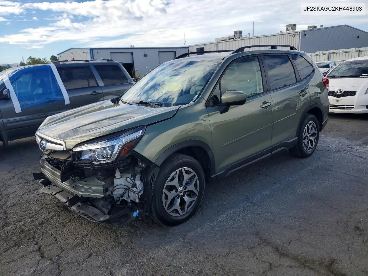 2019 Subaru Forester Premium VIN: JF2SKAGC2KH448903 Lot: 62094226