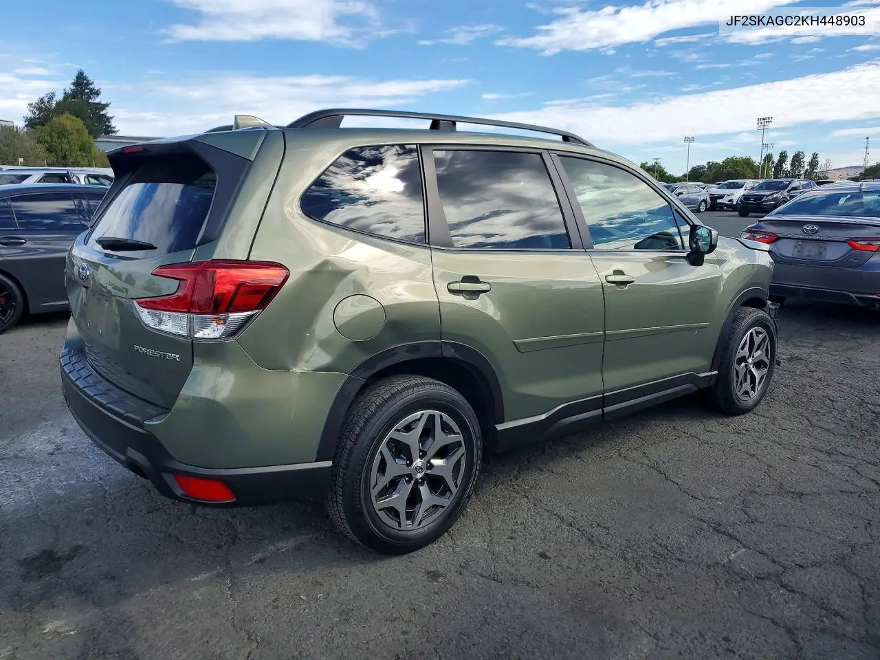 2019 Subaru Forester Premium VIN: JF2SKAGC2KH448903 Lot: 62094226