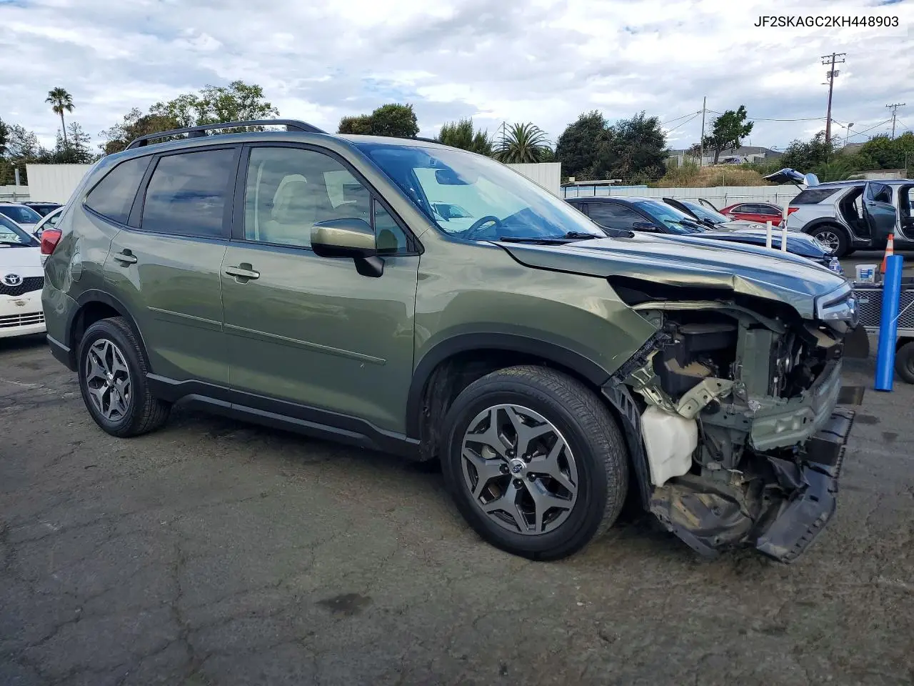 2019 Subaru Forester Premium VIN: JF2SKAGC2KH448903 Lot: 62094226