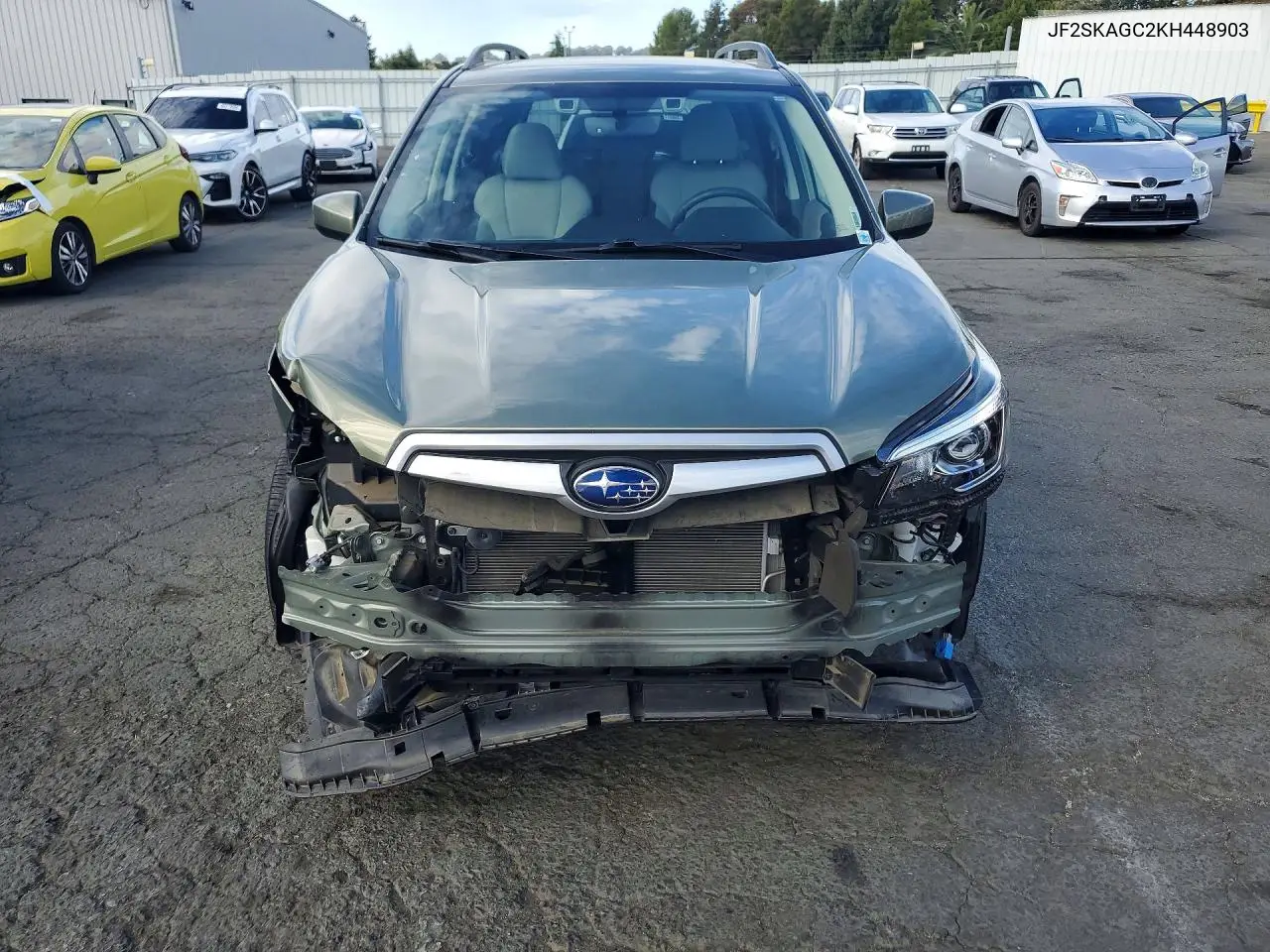 2019 Subaru Forester Premium VIN: JF2SKAGC2KH448903 Lot: 62094226