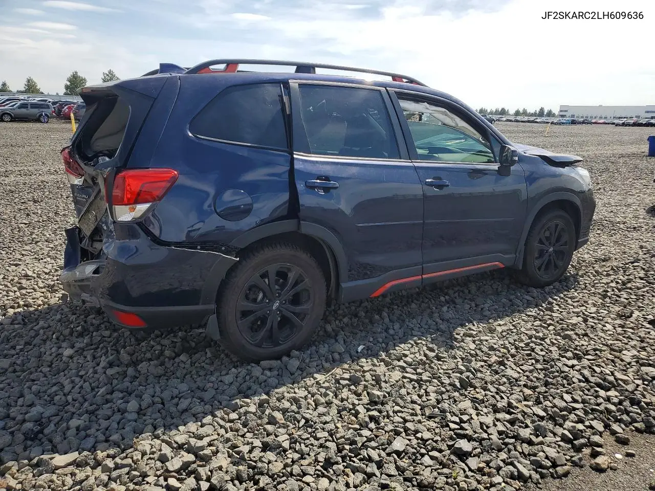 2020 Subaru Forester Sport VIN: JF2SKARC2LH609636 Lot: 59570196