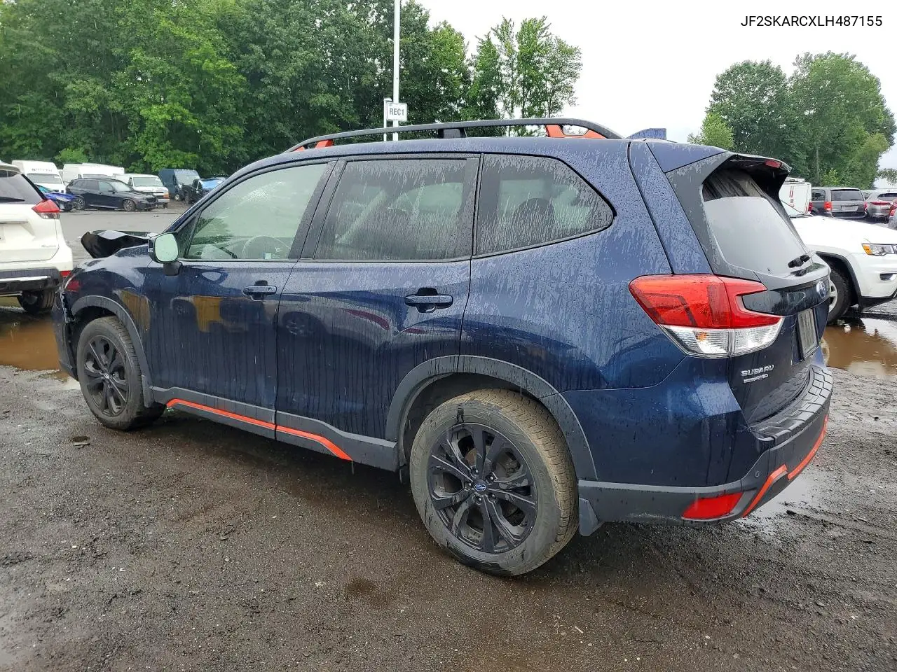 2020 Subaru Forester Sport VIN: JF2SKARCXLH487155 Lot: 59608896