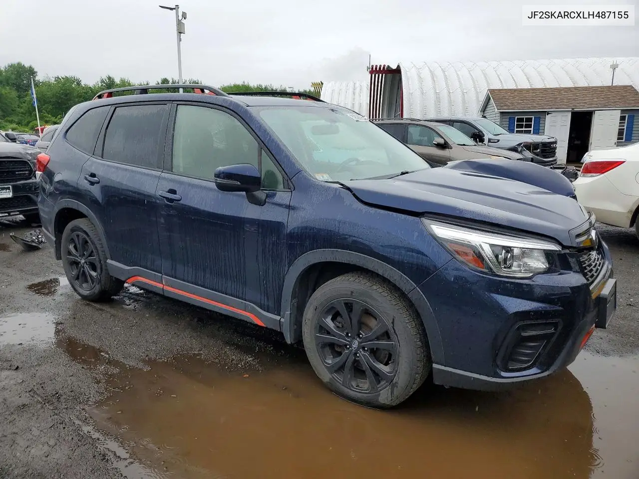 2020 Subaru Forester Sport VIN: JF2SKARCXLH487155 Lot: 59608896