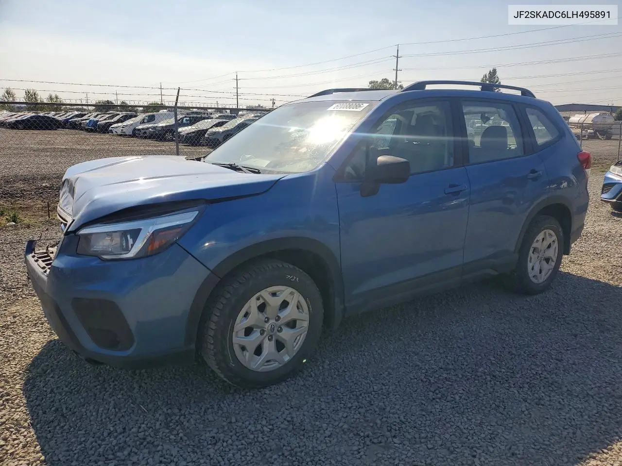 2020 Subaru Forester VIN: JF2SKADC6LH495891 Lot: 60088086