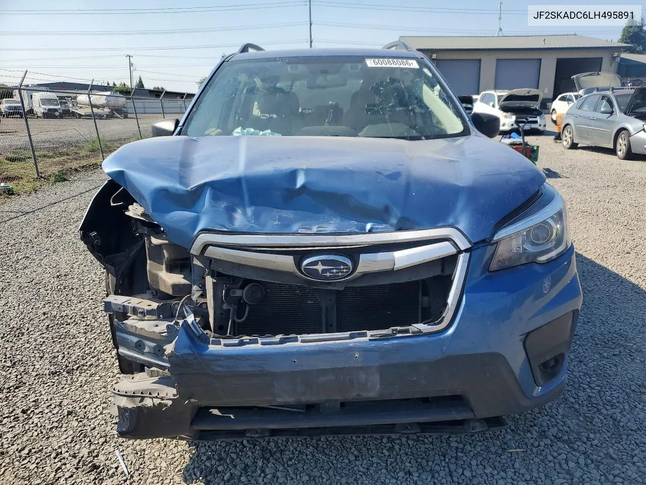 2020 Subaru Forester VIN: JF2SKADC6LH495891 Lot: 60088086