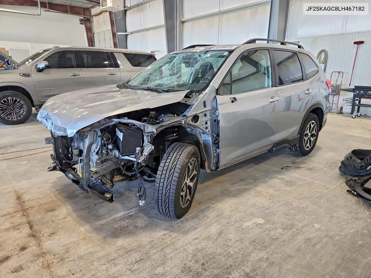 2020 Subaru Forester Premium VIN: JF2SKAGC8LH467182 Lot: 60596016