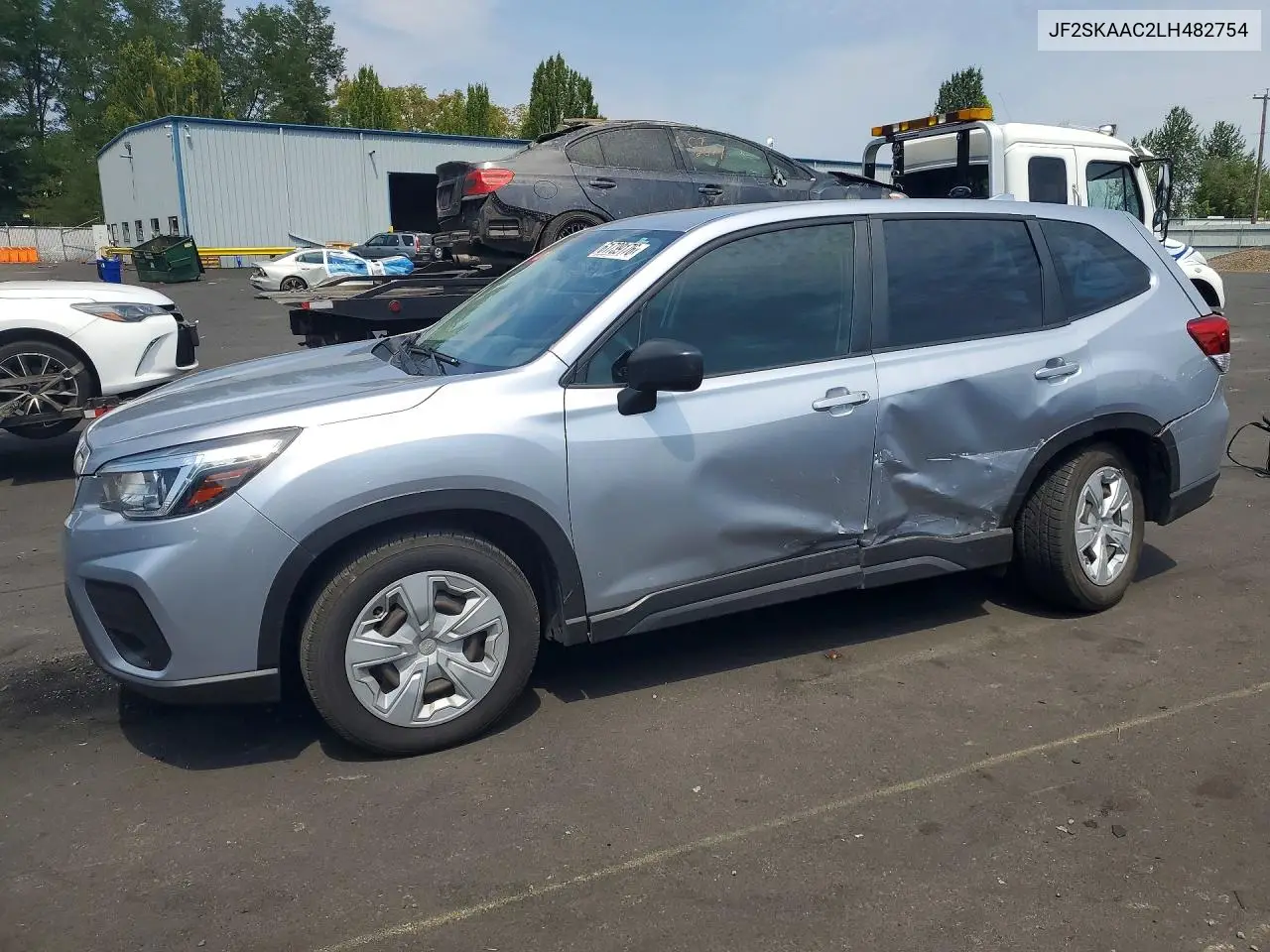 2020 Subaru Forester VIN: JF2SKAAC2LH482754 Lot: 61739176