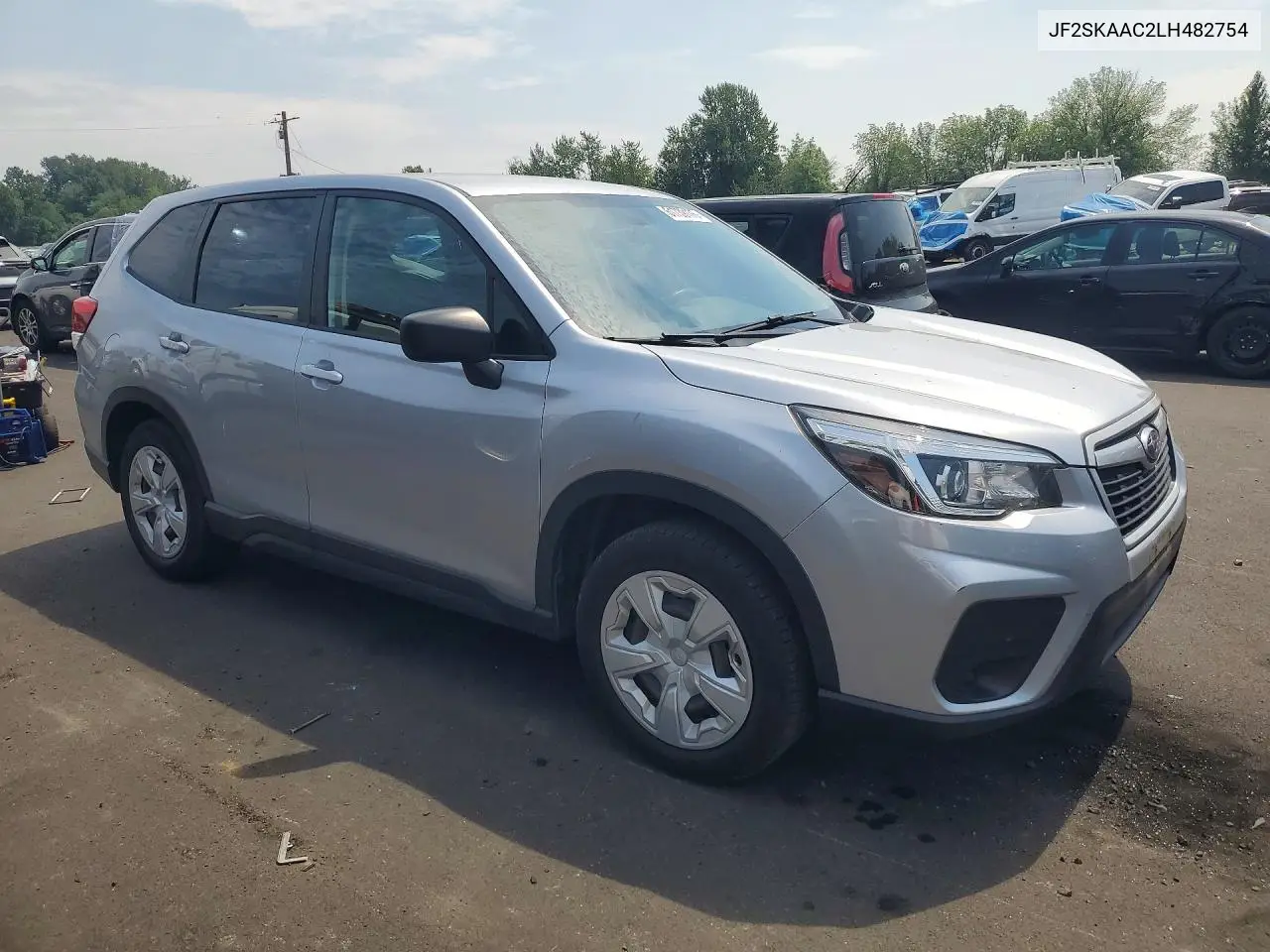 2020 Subaru Forester VIN: JF2SKAAC2LH482754 Lot: 61739176
