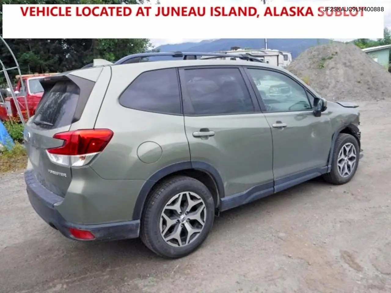 2020 Subaru Forester Premium VIN: JF2SKAJC9LH400888 Lot: 61810426