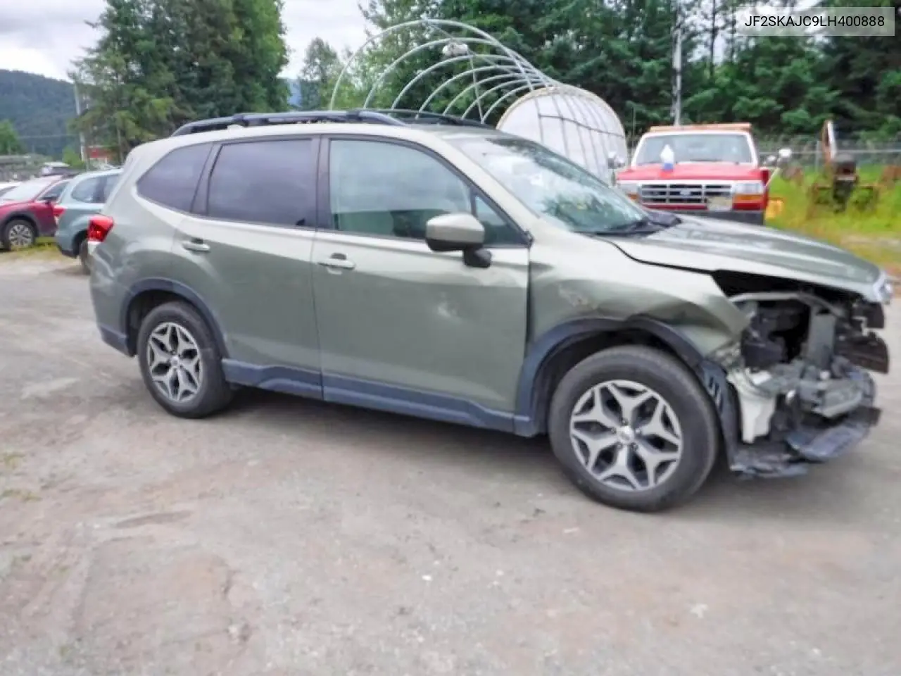 2020 Subaru Forester Premium VIN: JF2SKAJC9LH400888 Lot: 61810426