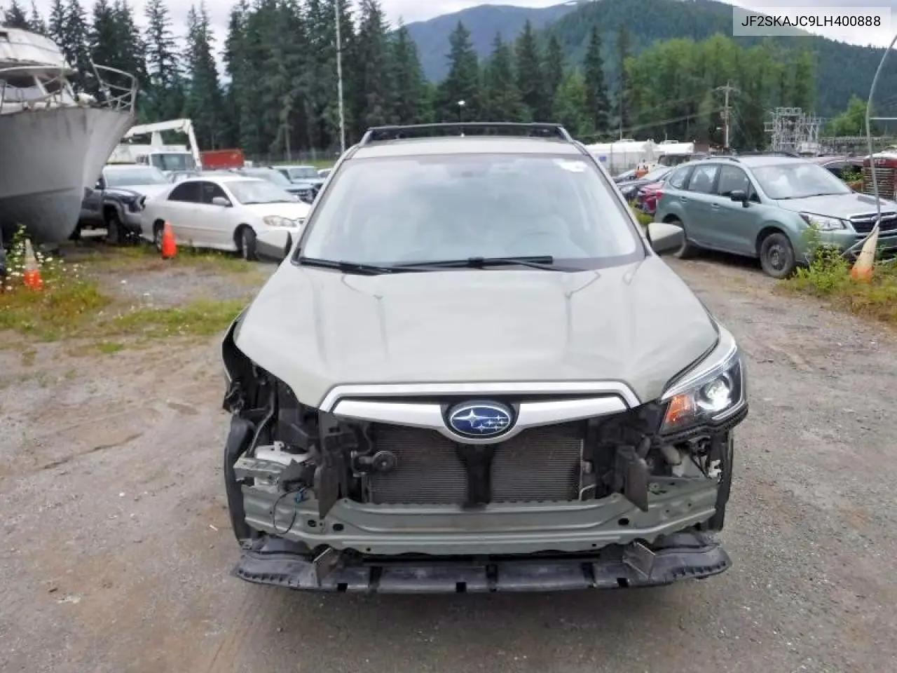 2020 Subaru Forester Premium VIN: JF2SKAJC9LH400888 Lot: 61810426