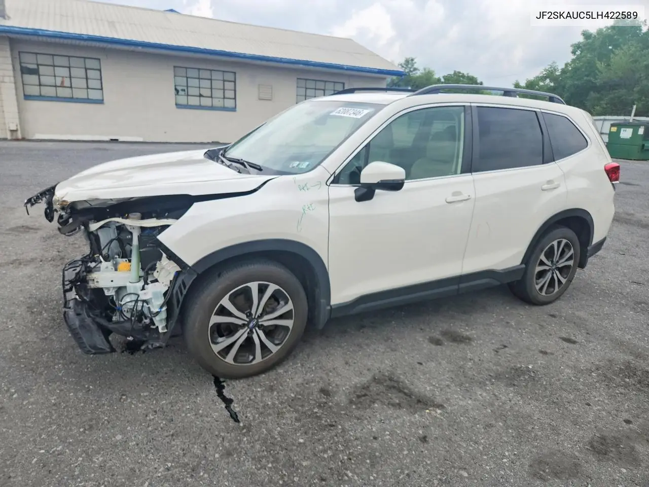 2020 Subaru Forester Limited VIN: JF2SKAUC5LH422589 Lot: 62087346