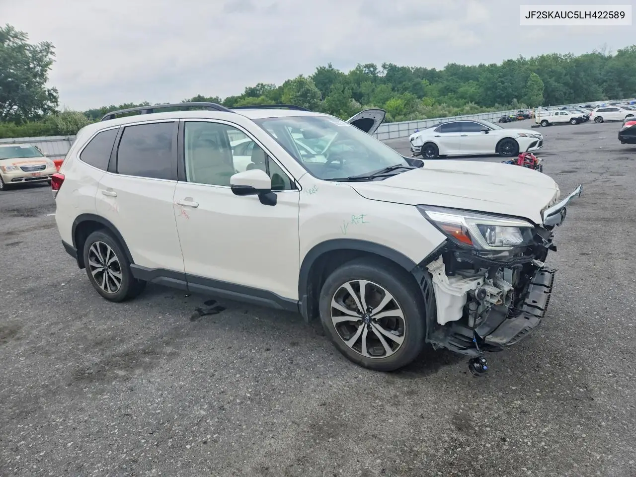 2020 Subaru Forester Limited VIN: JF2SKAUC5LH422589 Lot: 62087346
