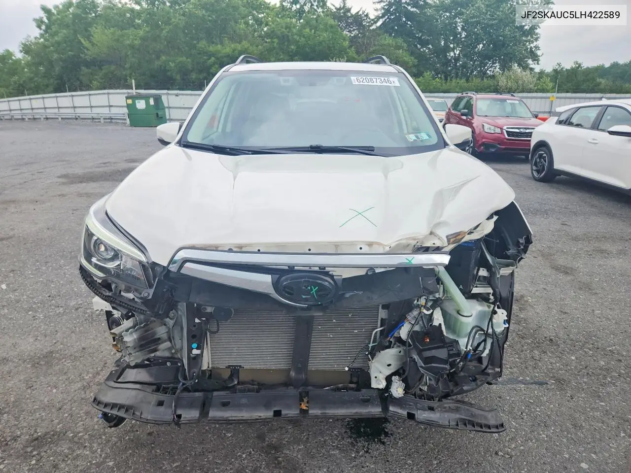 2020 Subaru Forester Limited VIN: JF2SKAUC5LH422589 Lot: 62087346