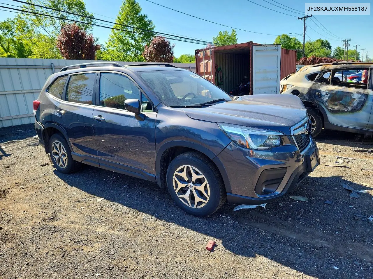 2021 Subaru Forester Premium VIN: JF2SKAJCXMH558187 Lot: 55704186