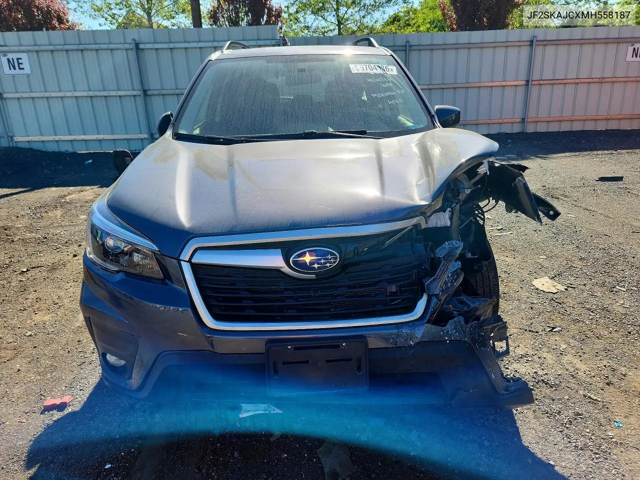 2021 Subaru Forester Premium VIN: JF2SKAJCXMH558187 Lot: 55704186