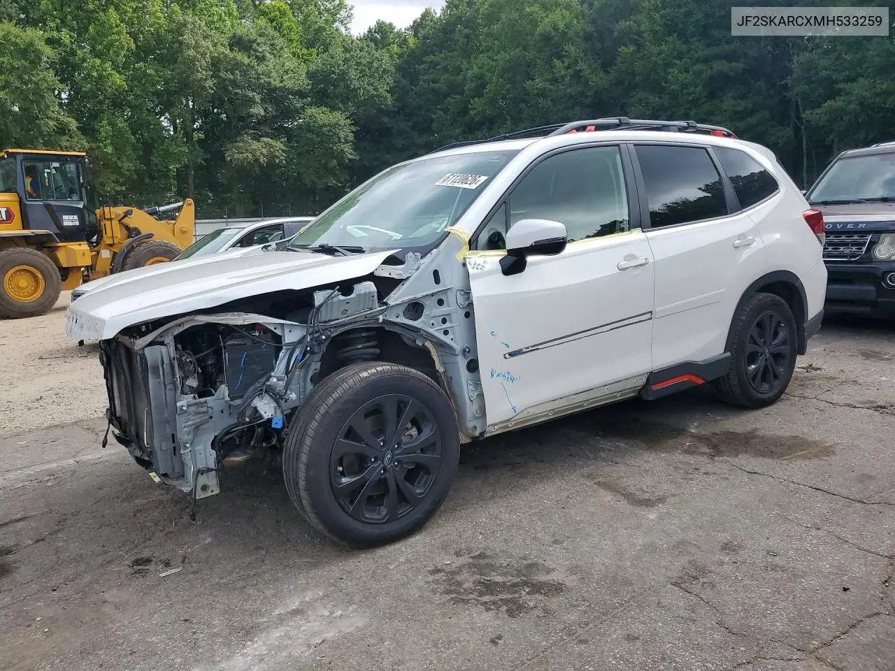 2021 Subaru Forester Sport VIN: JF2SKARCXMH533259 Lot: 61120626