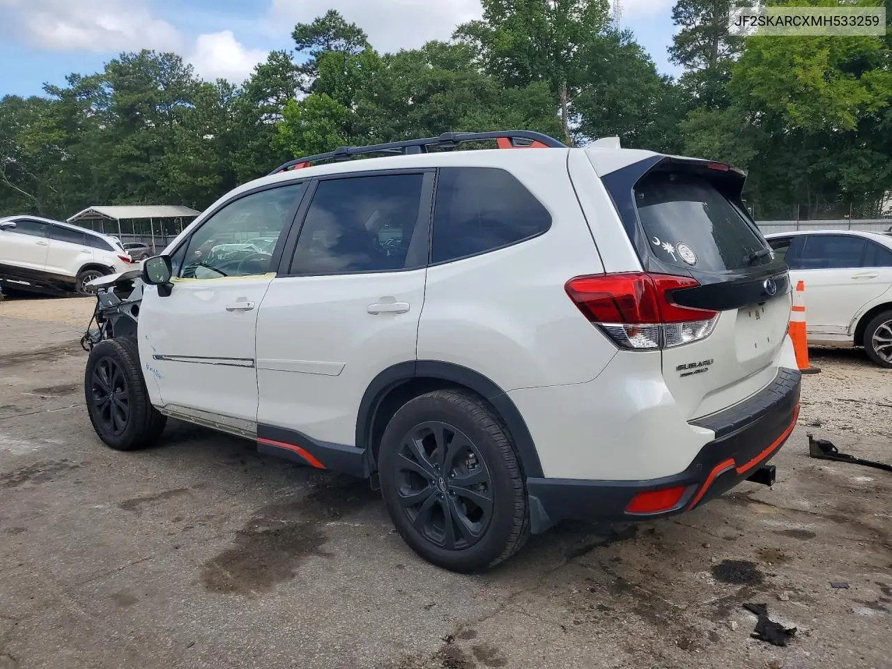 2021 Subaru Forester Sport VIN: JF2SKARCXMH533259 Lot: 61120626