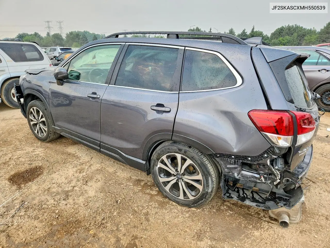 2021 Subaru Forester Limited VIN: JF2SKASCXMH550539 Lot: 61154666