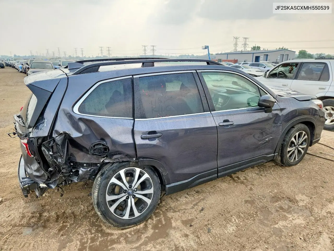 2021 Subaru Forester Limited VIN: JF2SKASCXMH550539 Lot: 61154666