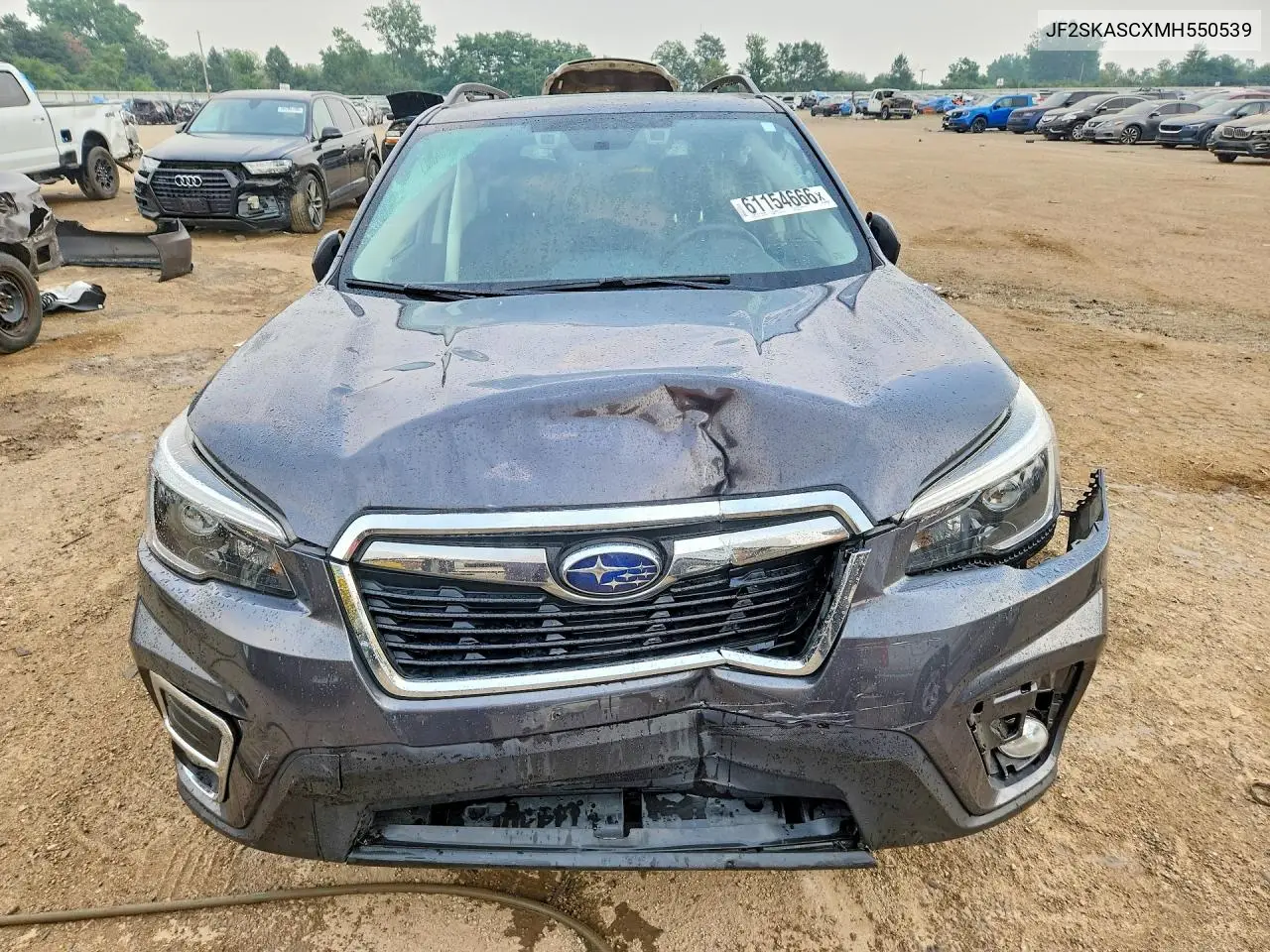 2021 Subaru Forester Limited VIN: JF2SKASCXMH550539 Lot: 61154666