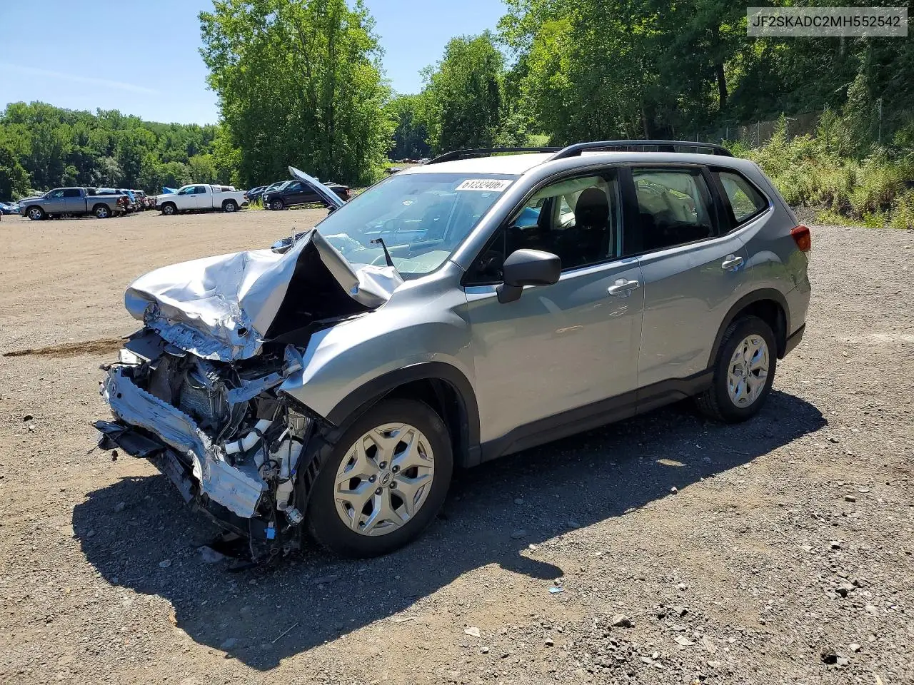 2021 Subaru Forester VIN: JF2SKADC2MH552542 Lot: 61232406