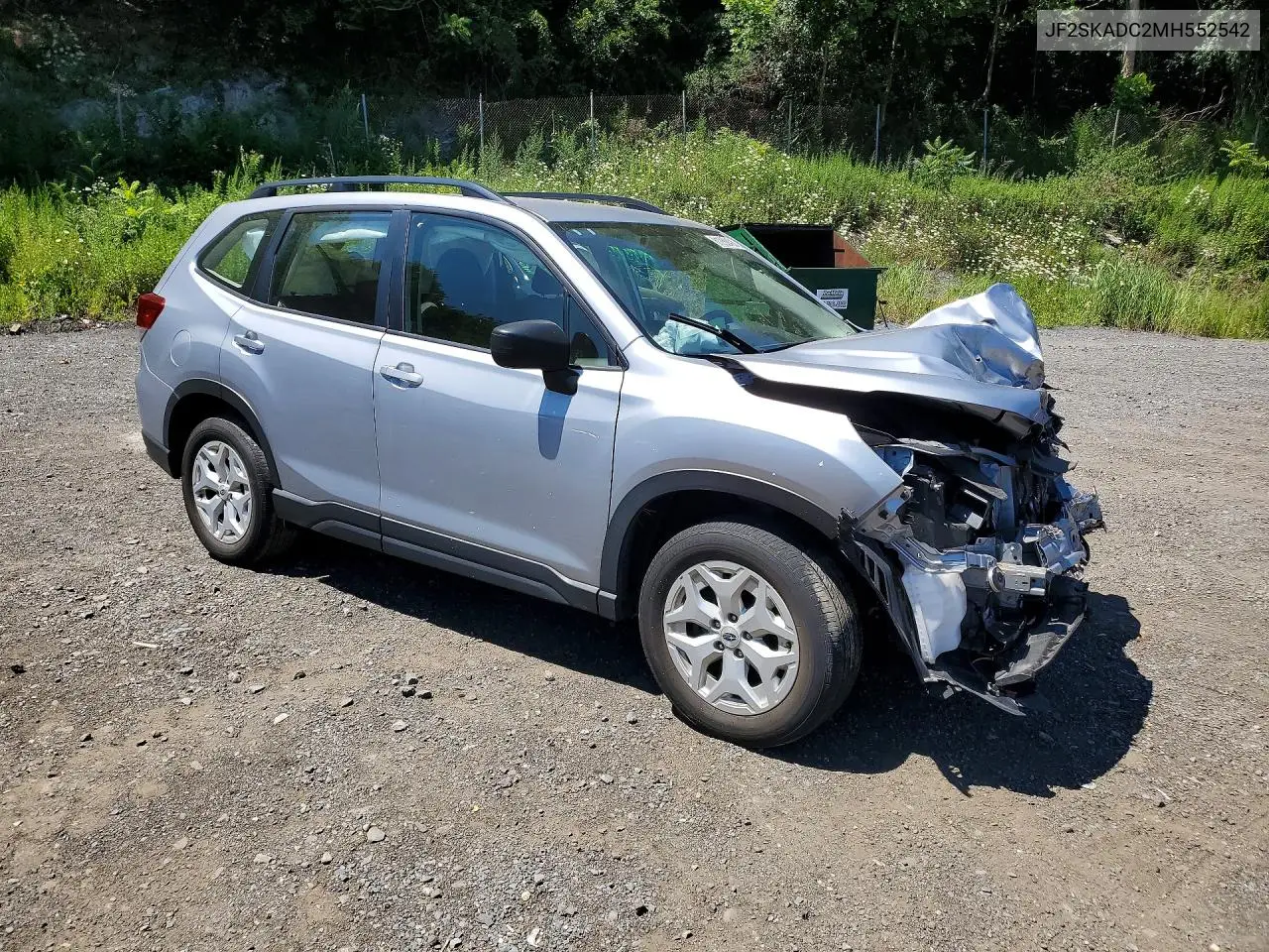 2021 Subaru Forester VIN: JF2SKADC2MH552542 Lot: 61232406