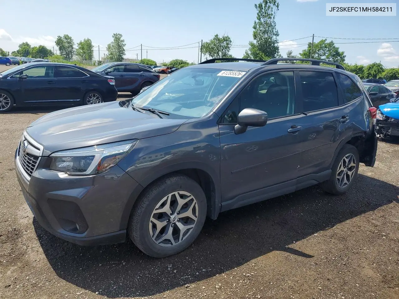 2021 Subaru Forester Convenience VIN: JF2SKEFC1MH584211 Lot: 61285526