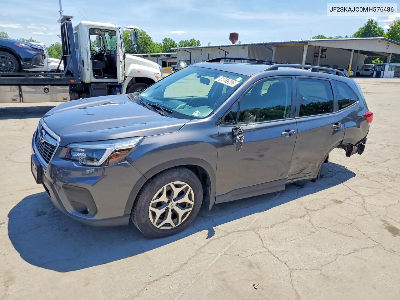 2021 Subaru Forester Premium VIN: JF2SKAJC0MH576486 Lot: 61759226