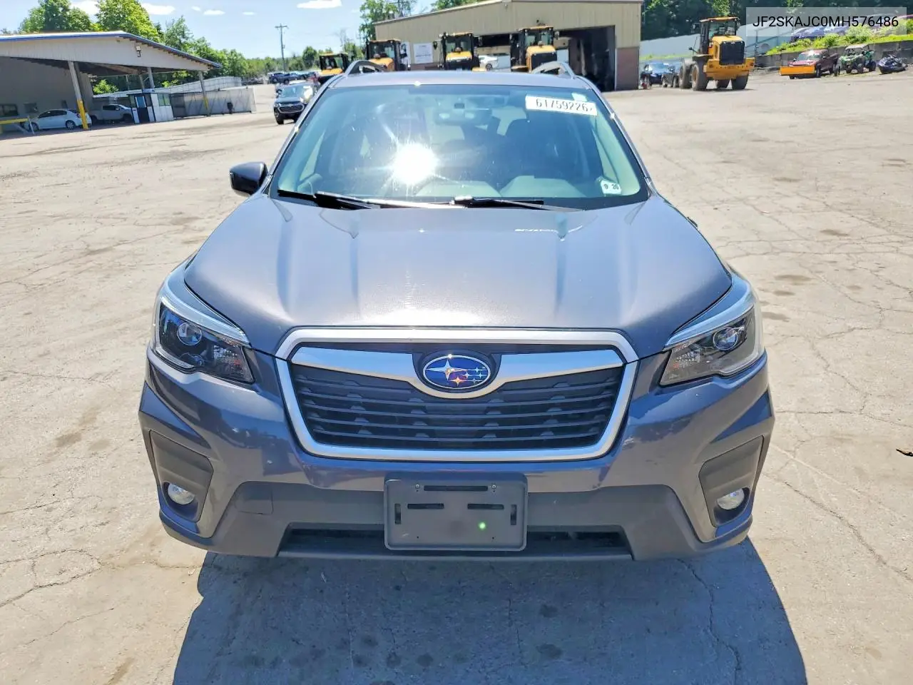 2021 Subaru Forester Premium VIN: JF2SKAJC0MH576486 Lot: 61759226
