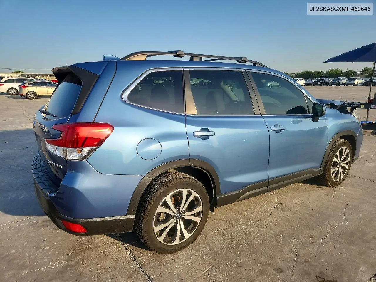 2021 Subaru Forester Limited VIN: JF2SKASCXMH460646 Lot: 61870736