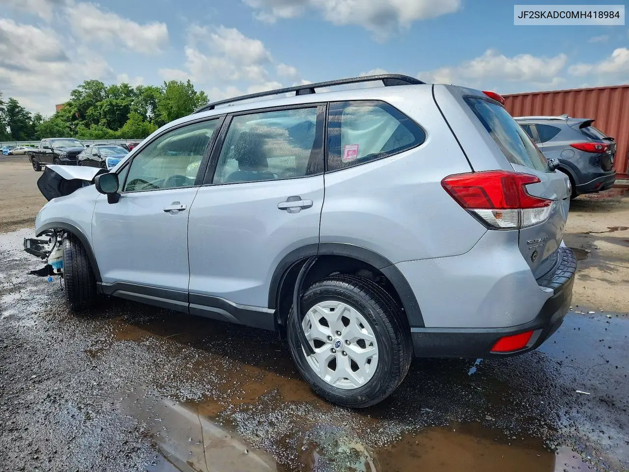 2021 Subaru Forester VIN: JF2SKADC0MH418984 Lot: 62103546