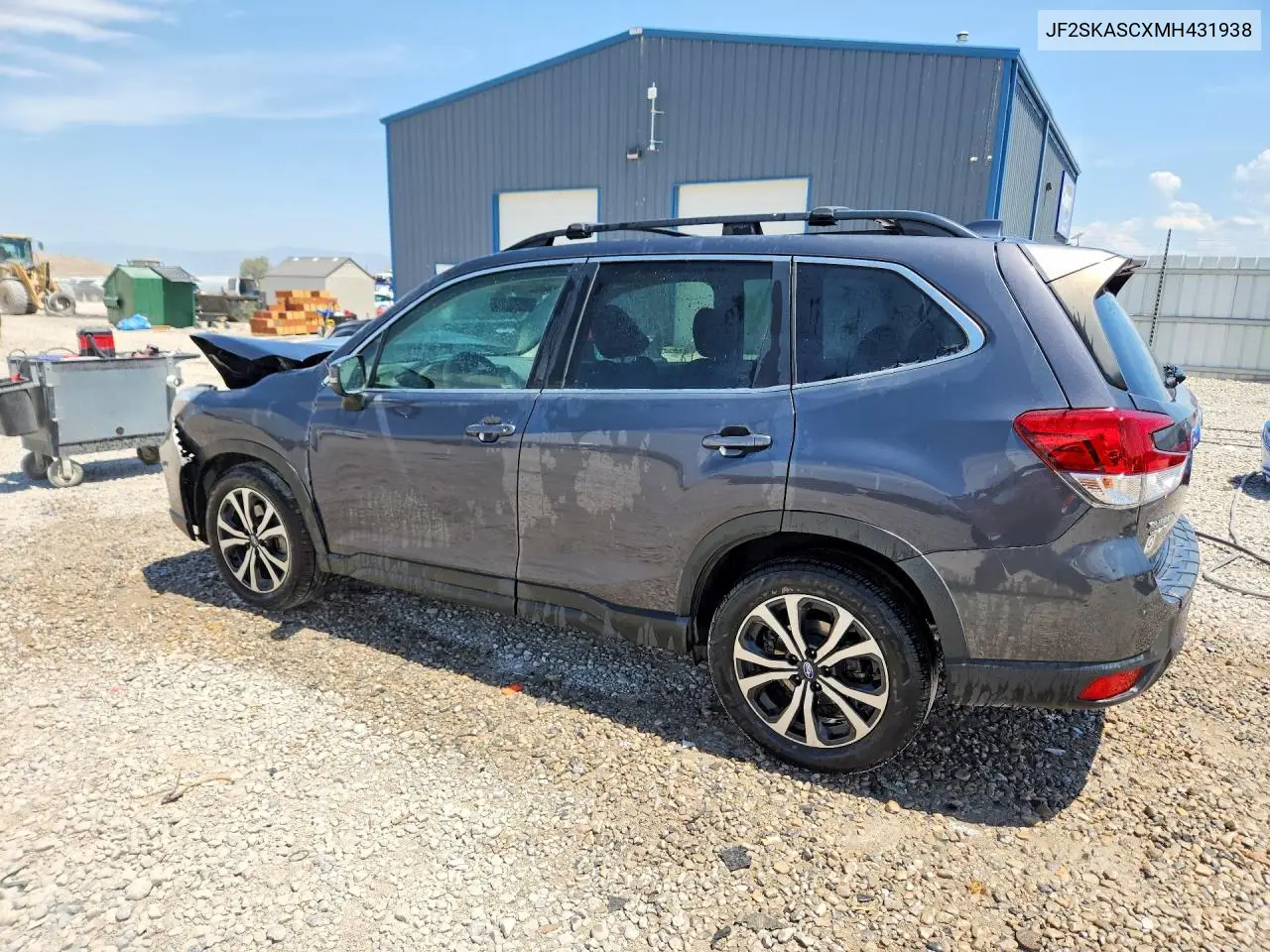 2021 Subaru Forester Limited VIN: JF2SKASCXMH431938 Lot: 62145906