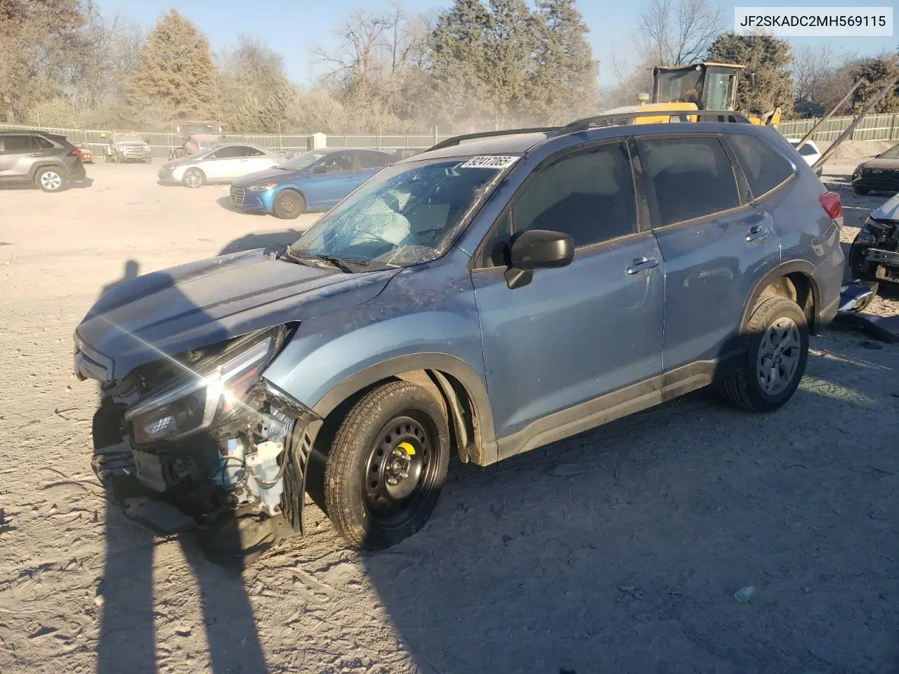 JF2SKADC2MH569115 2021 Subaru Forester