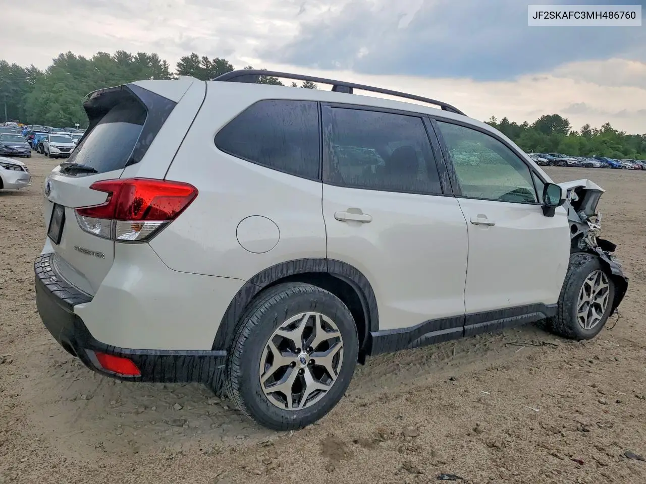 2021 Subaru Forester Premium VIN: JF2SKAFC3MH486760 Lot: 95585545