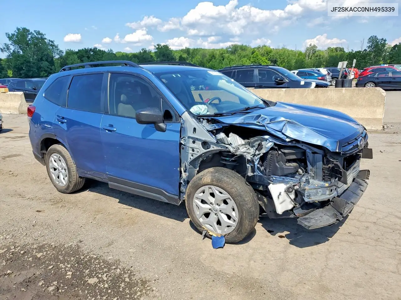 2022 Subaru Forester Base Plus VIN: JF2SKACC0NH495339 Lot: 59130366