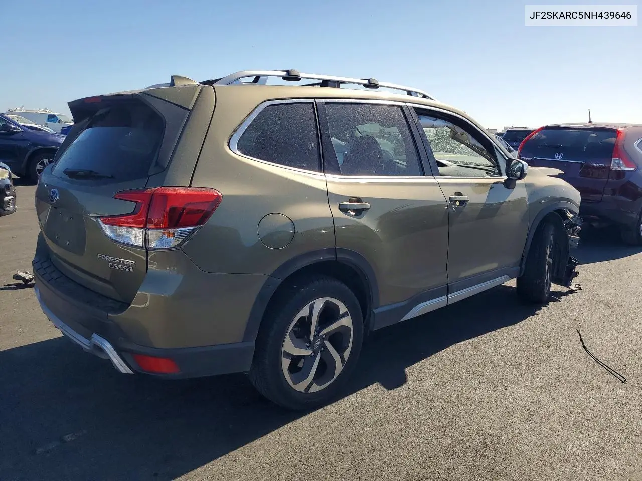 2022 Subaru Forester Touring VIN: JF2SKARC5NH439646 Lot: 59137826