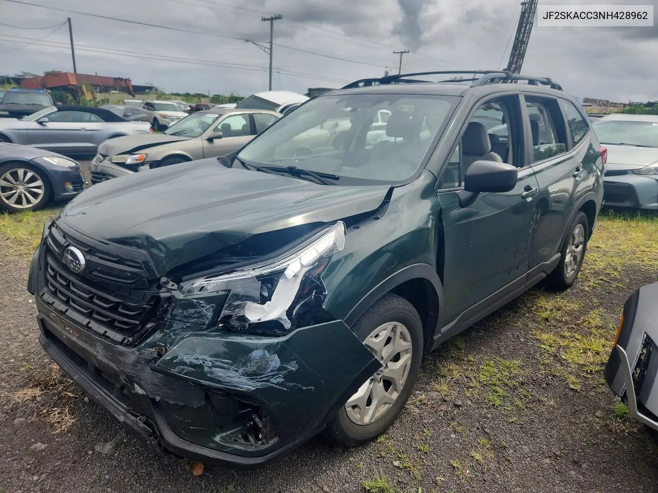 2022 Subaru Forester VIN: JF2SKACC3NH428962 Lot: 61624846