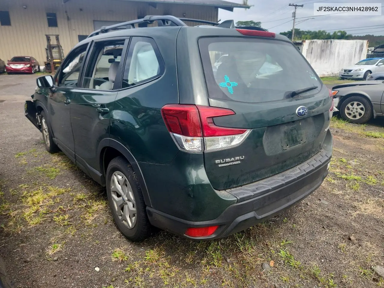 2022 Subaru Forester VIN: JF2SKACC3NH428962 Lot: 61624846
