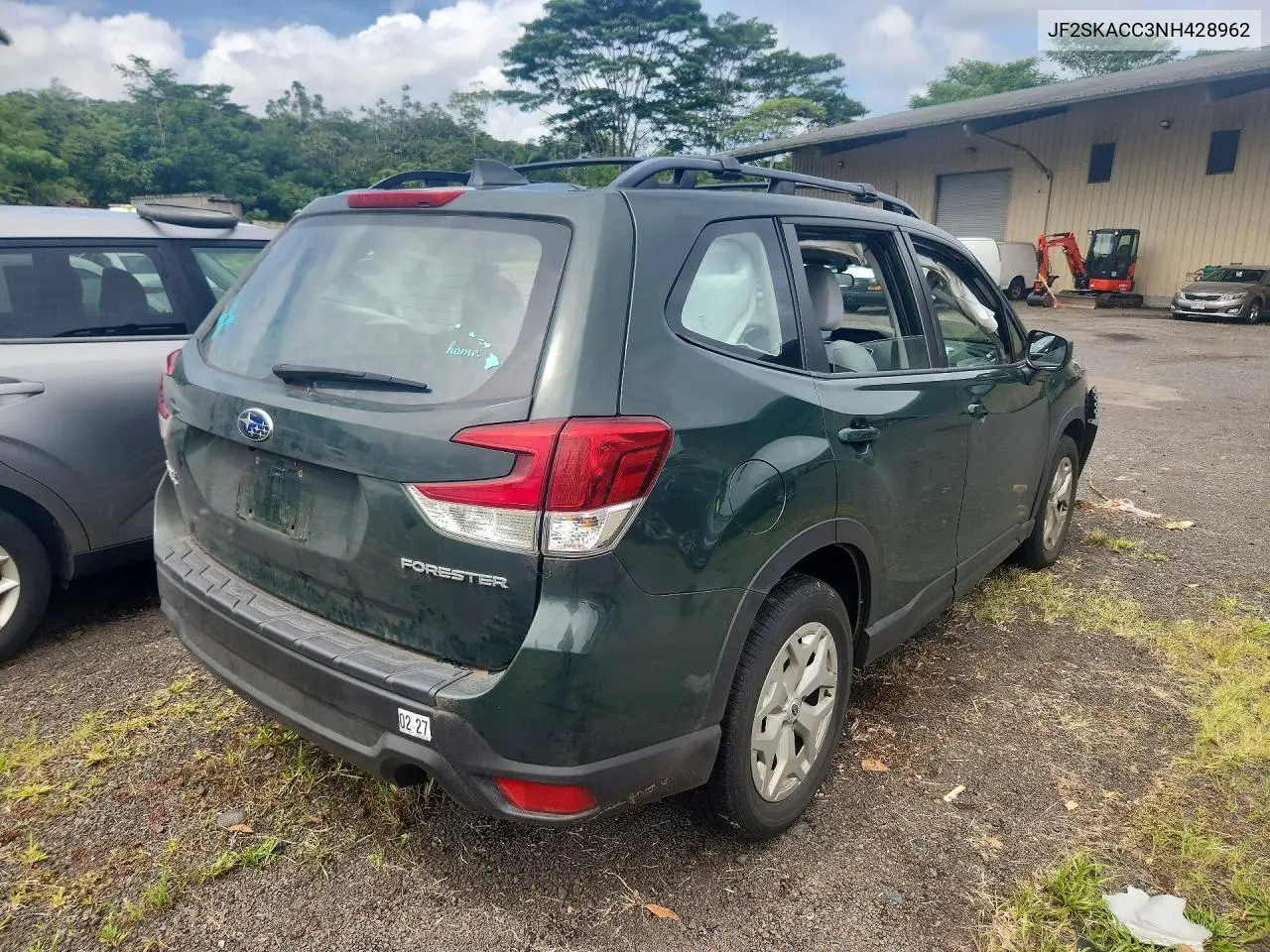 2022 Subaru Forester VIN: JF2SKACC3NH428962 Lot: 61624846