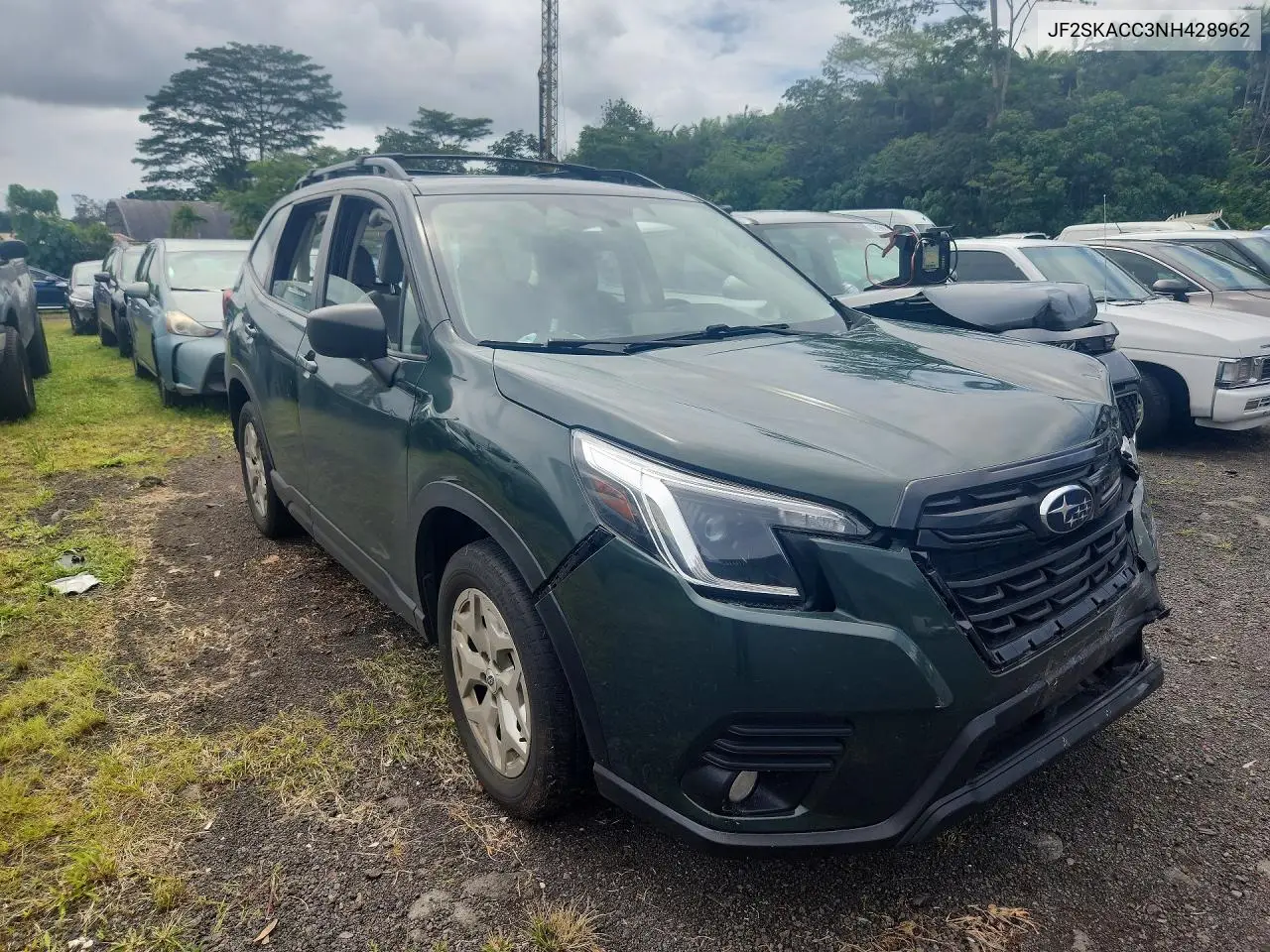 2022 Subaru Forester VIN: JF2SKACC3NH428962 Lot: 61624846