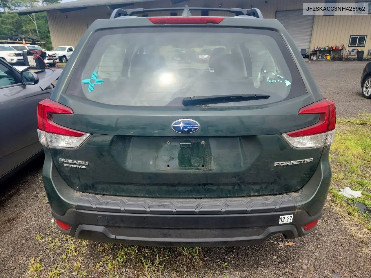 2022 Subaru Forester VIN: JF2SKACC3NH428962 Lot: 61624846